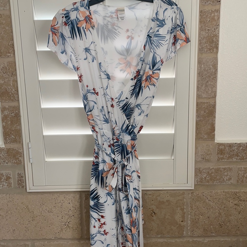 L Space tropic wrap dress